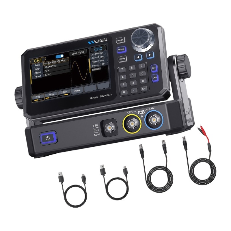 60/30MHz 14 Bit 4.3in Touch Display Function Arbitrary Waveform Signals