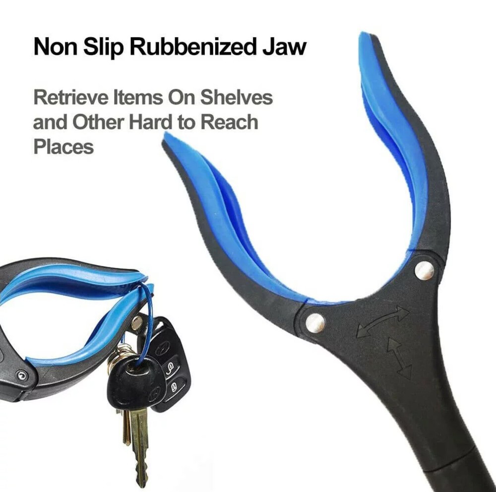 Trash Picker Upper Grabber, Foldable Trash Grabber Tool with 360° Rotating Jaw