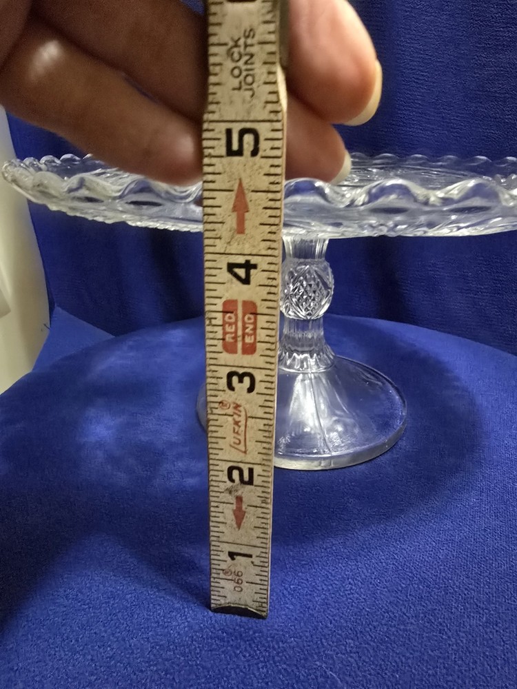 ANTIQUE EAPG BRYCE-HIGBEE CAKE STAND PTRN-MONARCH