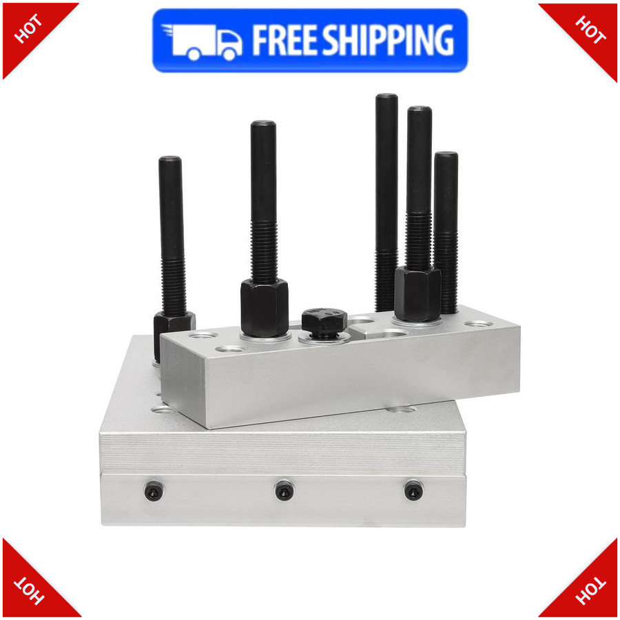 Universal Drill Press Support Block Plate Tool Kit 30 Ton Bearing Bushing