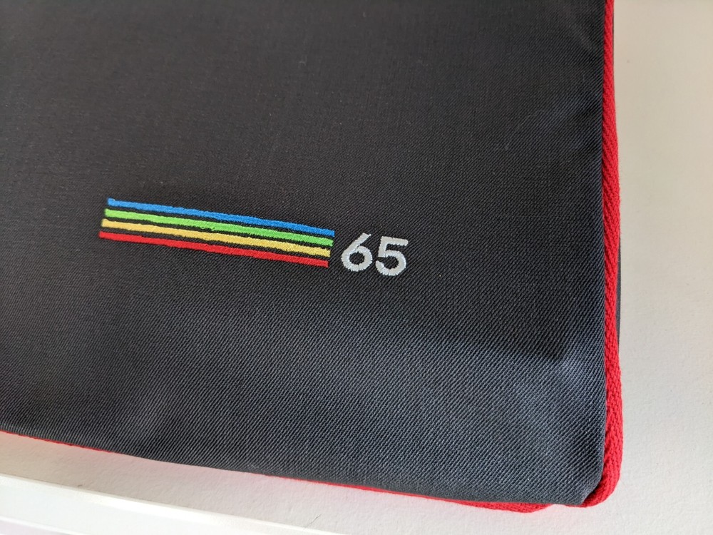 Dust cover compatible  with MEGA65 - embroidered