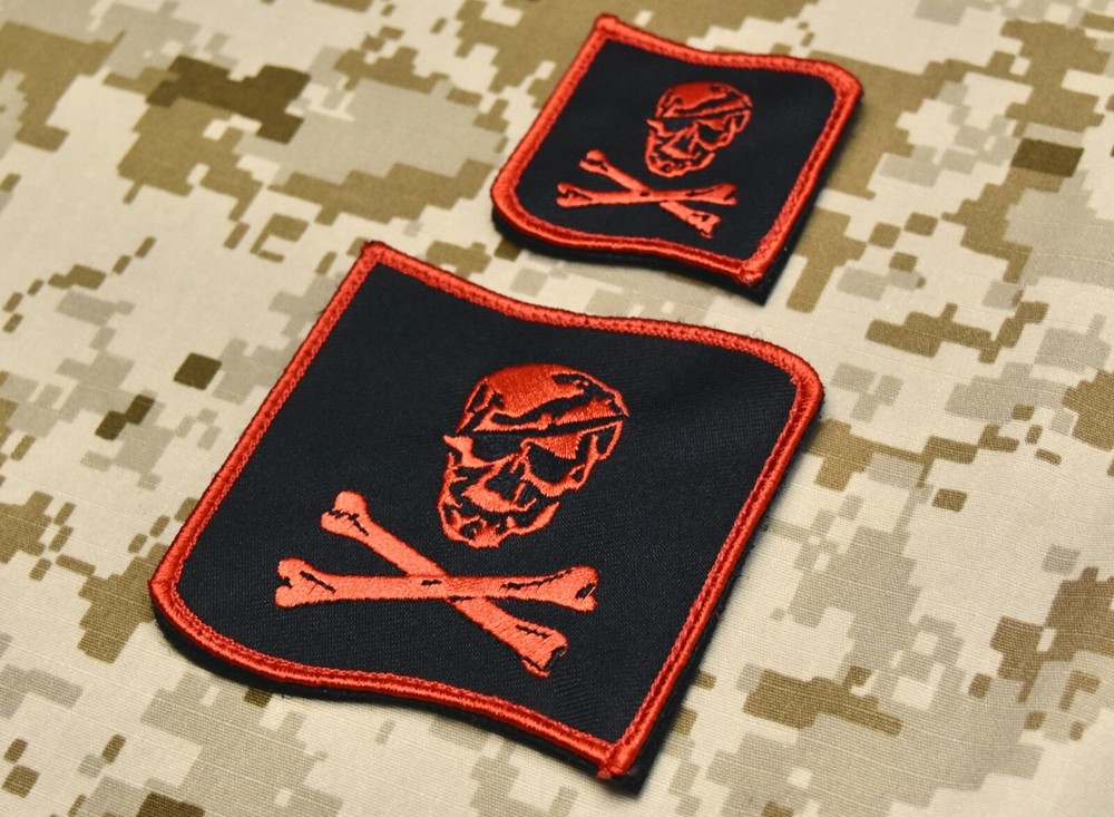 NSWDG Blue Squadron Embroidered Uniform Patch Set NSWDG Red SEAL Team 6 DEVGRU