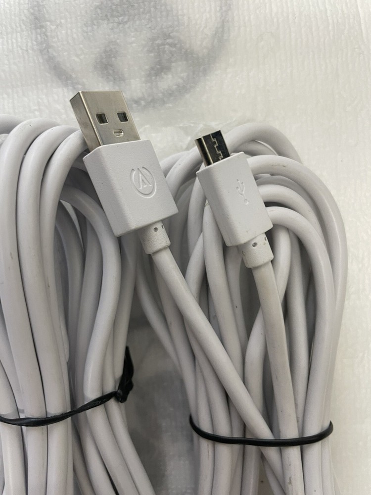 2X POWER A Charging Cable Connection Micro USB Cable Xbox one controller 10ft