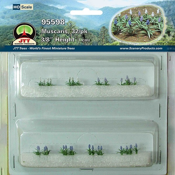 JTT Scenery Products ~ HO scale ~ MUSCARIS, 32/PK ~ 0595598