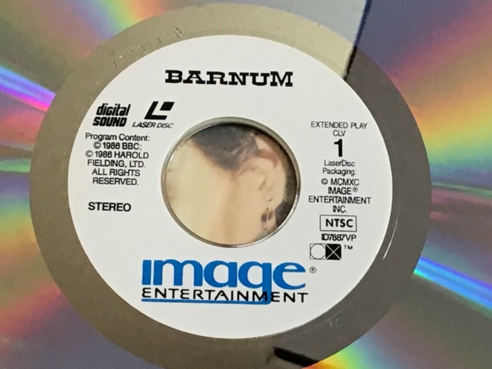 BARNUM Michael Crawford LASERDISC EX cond.