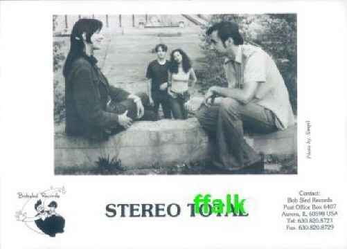 Press Photo: STEREO TOTAL 5x7 B&W