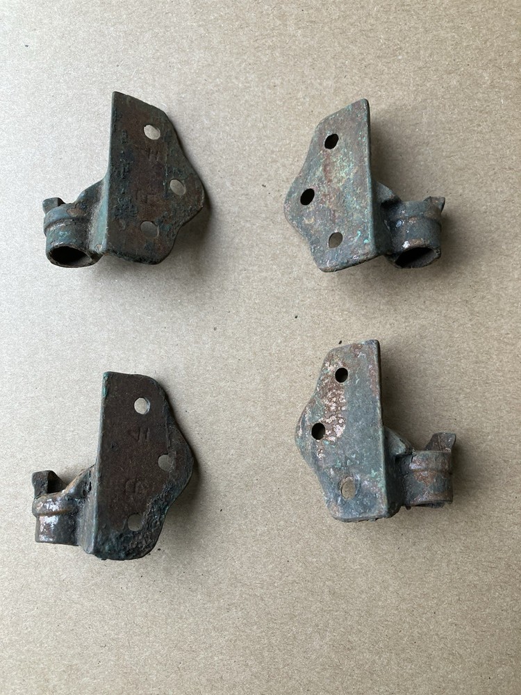 Antique Cast Iron Window Shutter Hardware Lot of 4