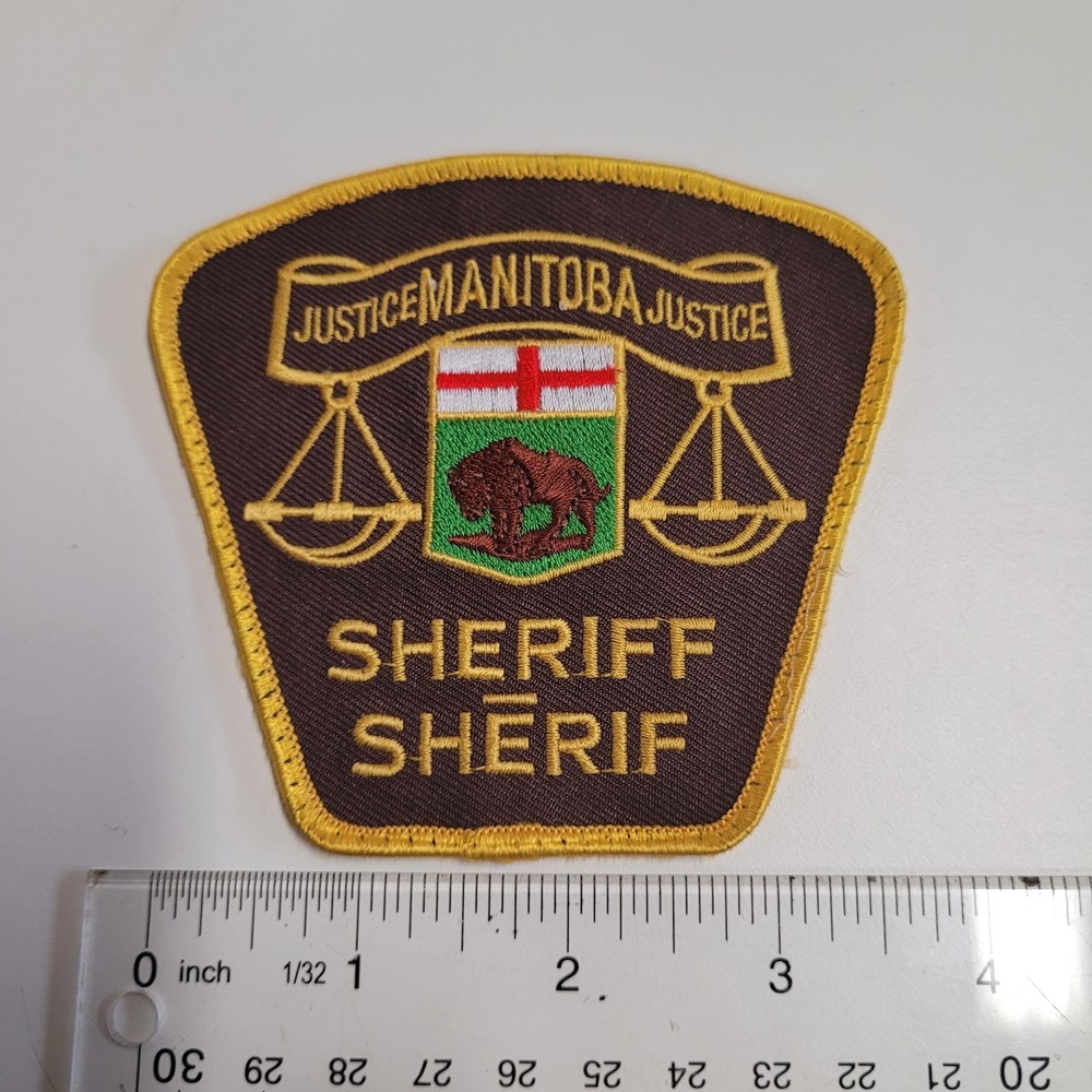 Manitoba Canada Sheriff Patch