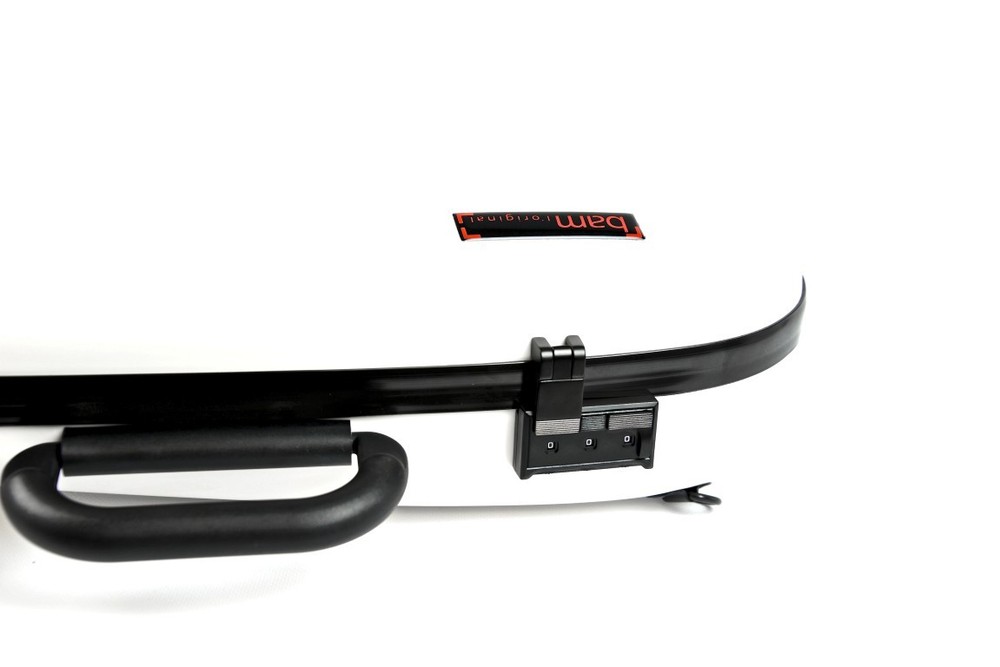 BAM ITEM#2003XLW WHITE CABIN HIGHTECH VIOLIN CASE