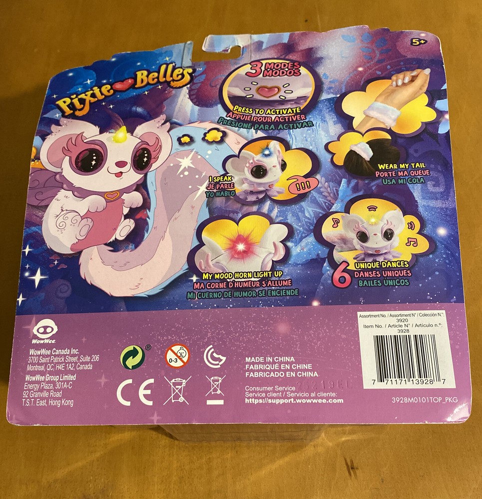WowWee Pixie Belles - Esme (White)- Interactive Enchanted Toy (Damaged Box)