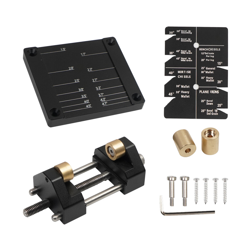 Honing Guide System Chisel Sharpening Kit for Woodworking Chisels and Planes
