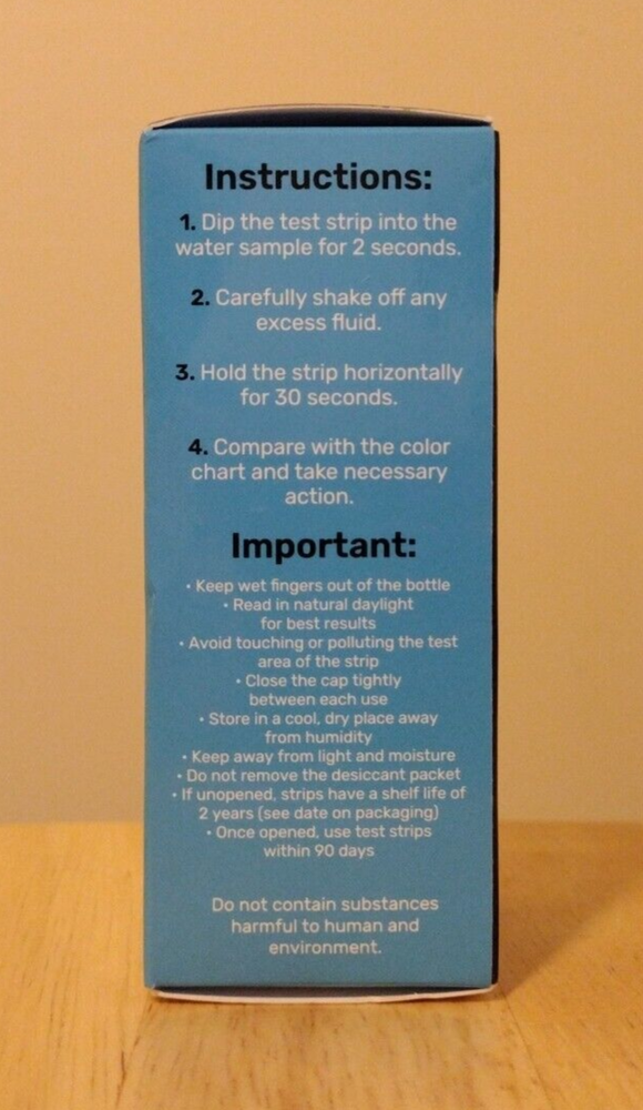 Water Hardness Test Strips - Quick and Accurate Water Softener Test Strips