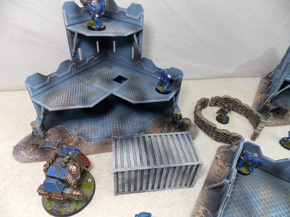 WARGAMING TERRAIN PAINTED BUNDLE 9 PIECE SET...ADVANCE ORDERS