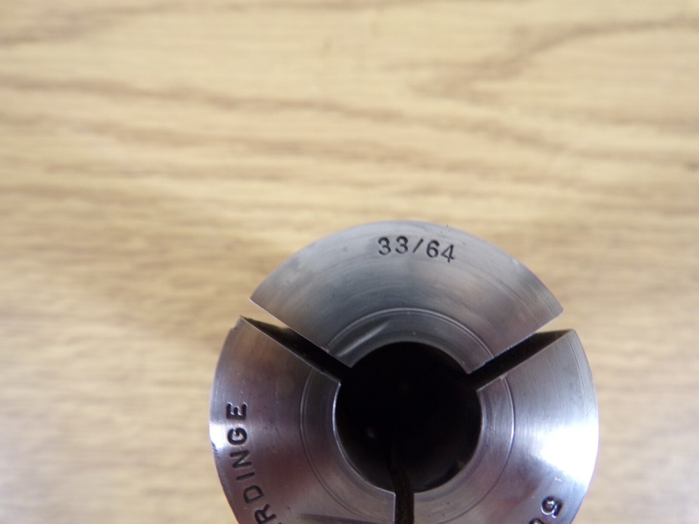 Hardinge 5C Round Smooth Collet, 33/64", Internal Thread