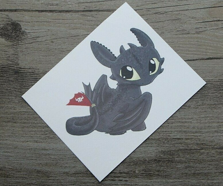 How To Train Your Dragon  2.5" TEMPORARY TATTOO