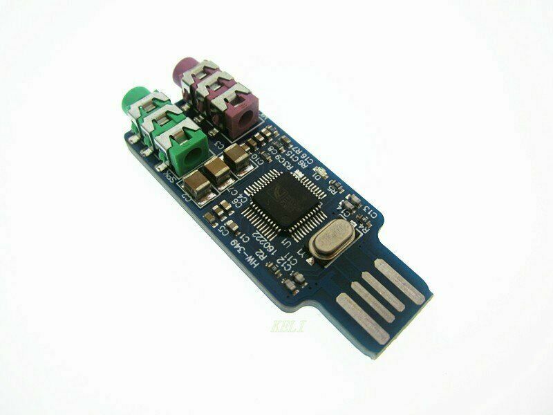 CM108 USB Drive Free USB Sound Card Laptop Computer External Sound Card Module