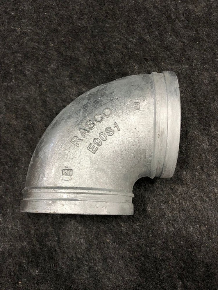 Grooved End sprinkler Pipe Fitting elbow Galvanized 6" by RASCO