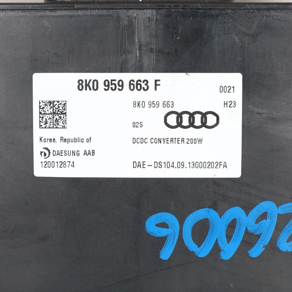2012-2018 Audi A6 A7 Battery Voltage Control Module 8K0959663F OEM