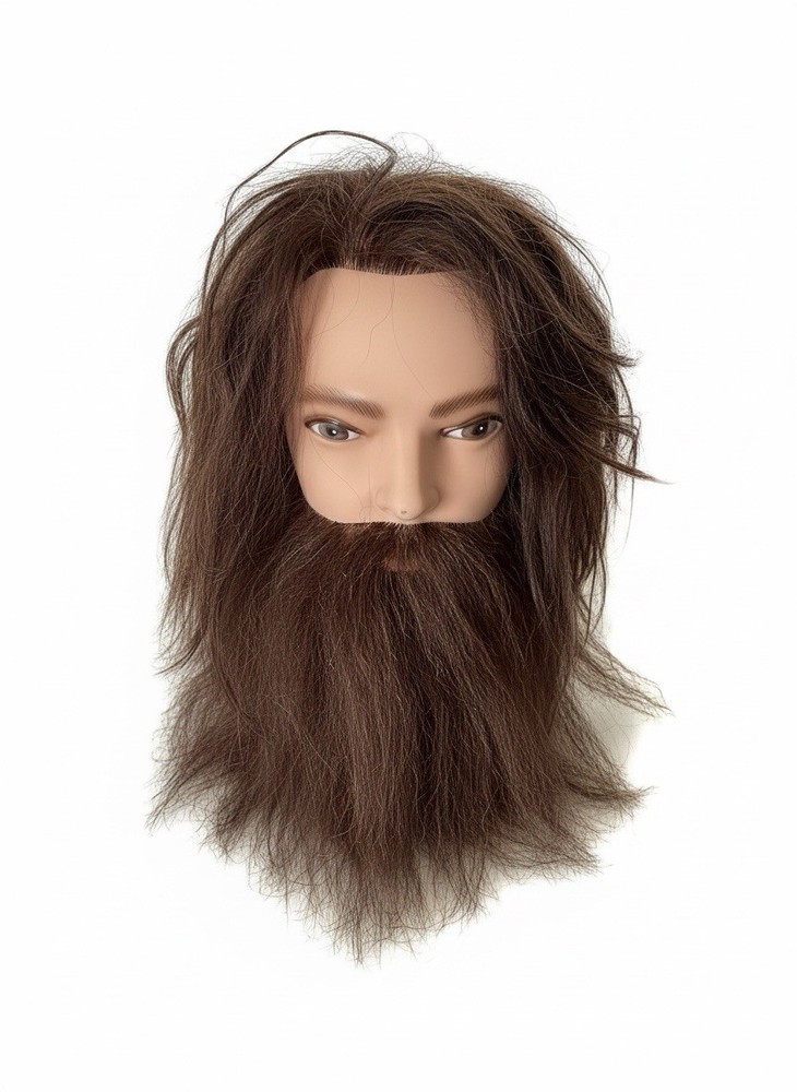 Men's Beard & Long Hair Training Head