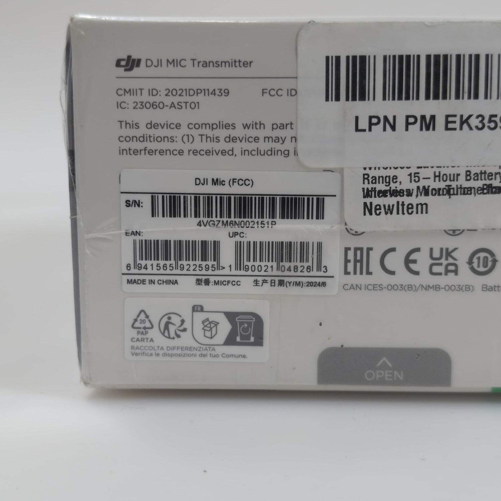 New DJi Mic 1 Wireless