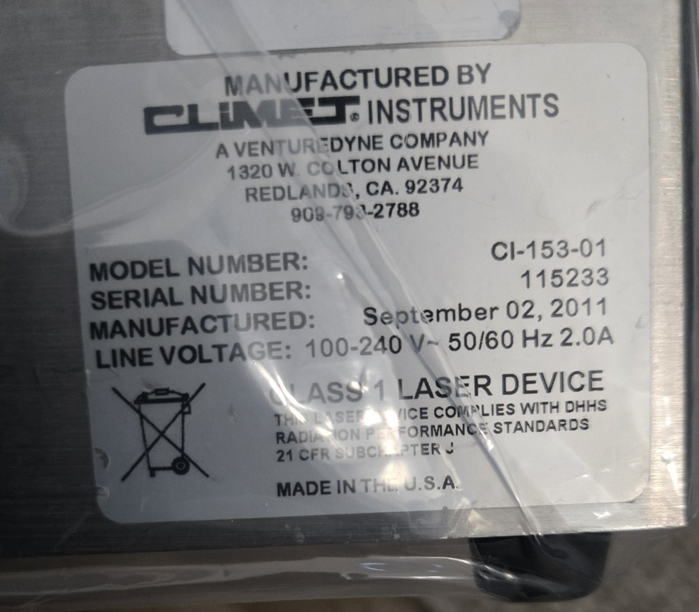 Climet CI-153-01 CMF Particle Counter