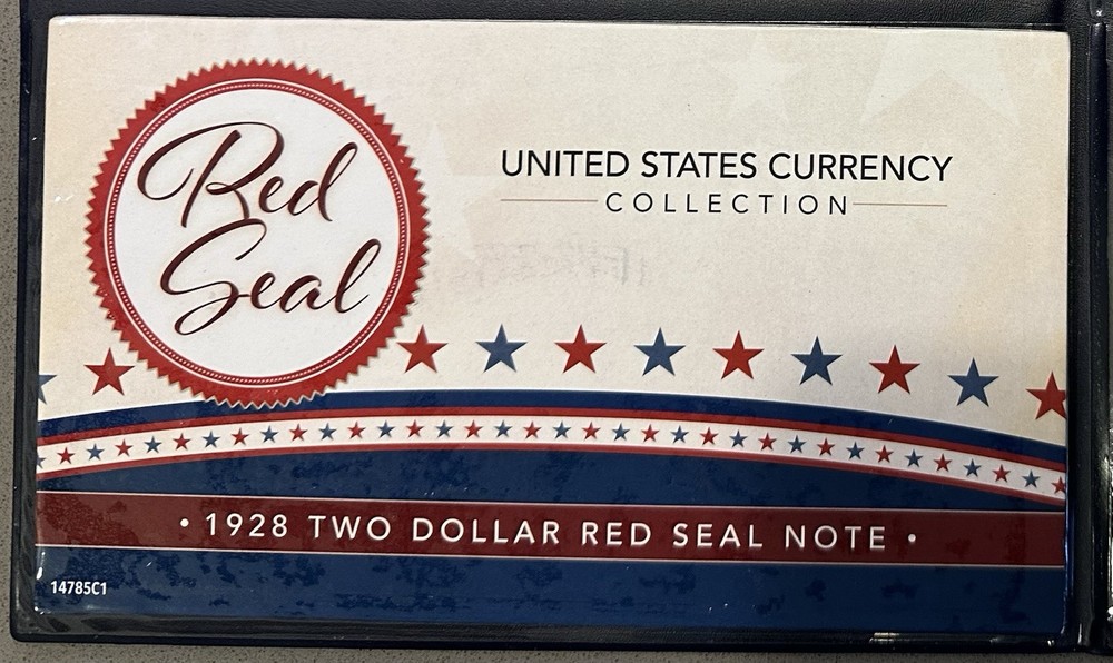 1928 Two Dollar Red Seal Note E01372469A