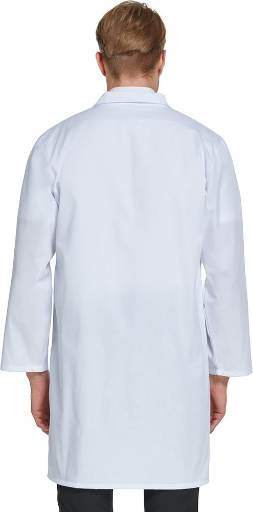 Long Sleeve Unisex Lab Coat - Professional Quality, Easy Care, Multiple Sizes