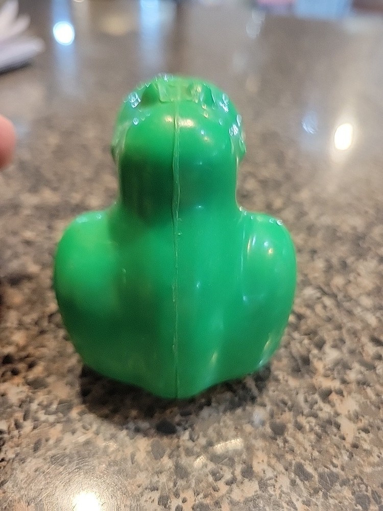 Vtg 1984 Willy Wanka Neon Green Nerds Candy Container