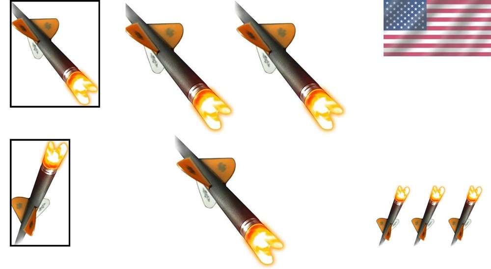 LED Illuminated Crossbow Replacement Nocks - 3 Pack for Enhanced Accuracy