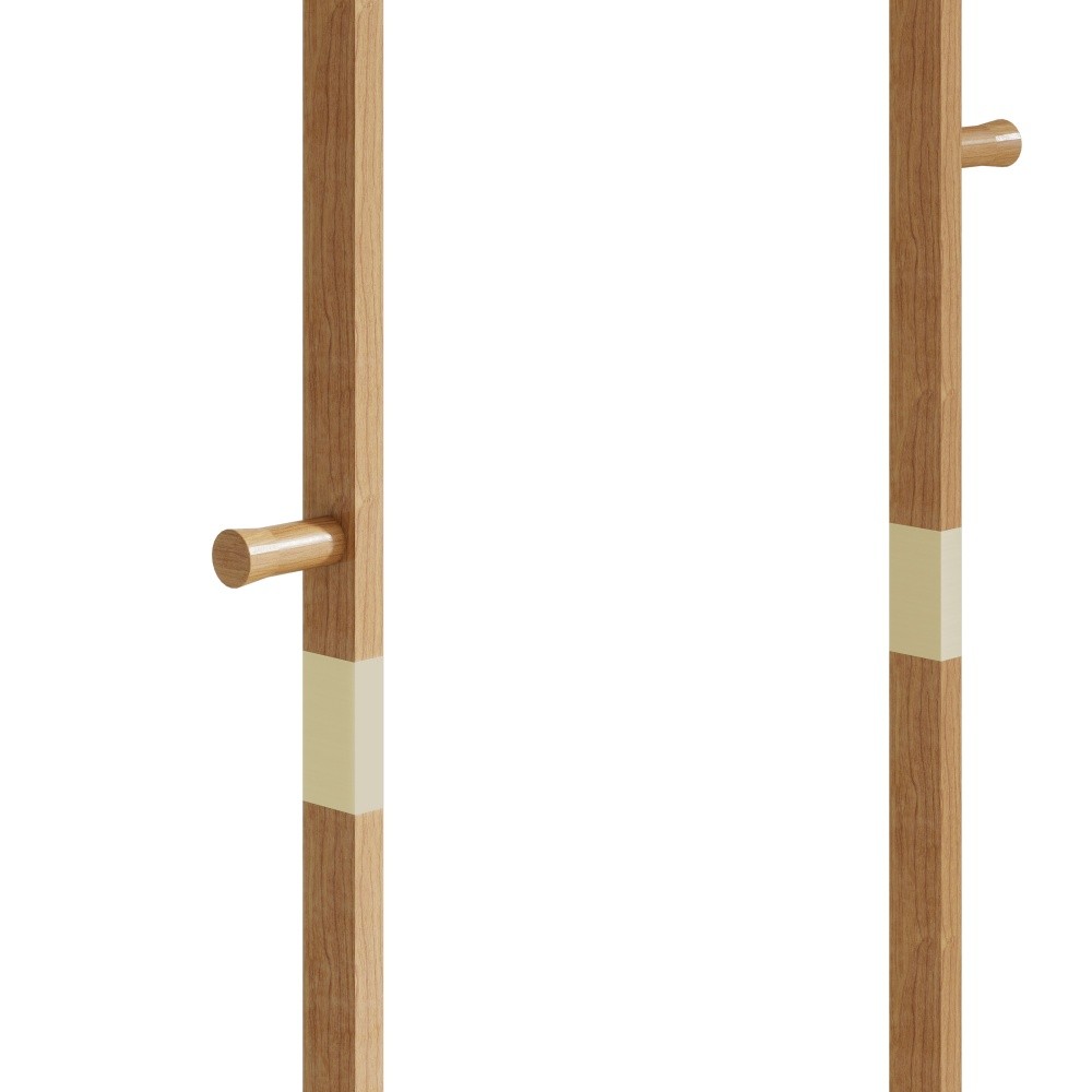 71" Coat Racks solid wood hanger Solid environmental protection easy to assemble