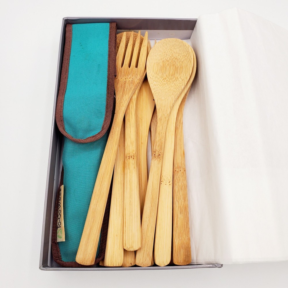 Butensil Bamboo Utensils Set Eco-Friendly Kitchen Flatware