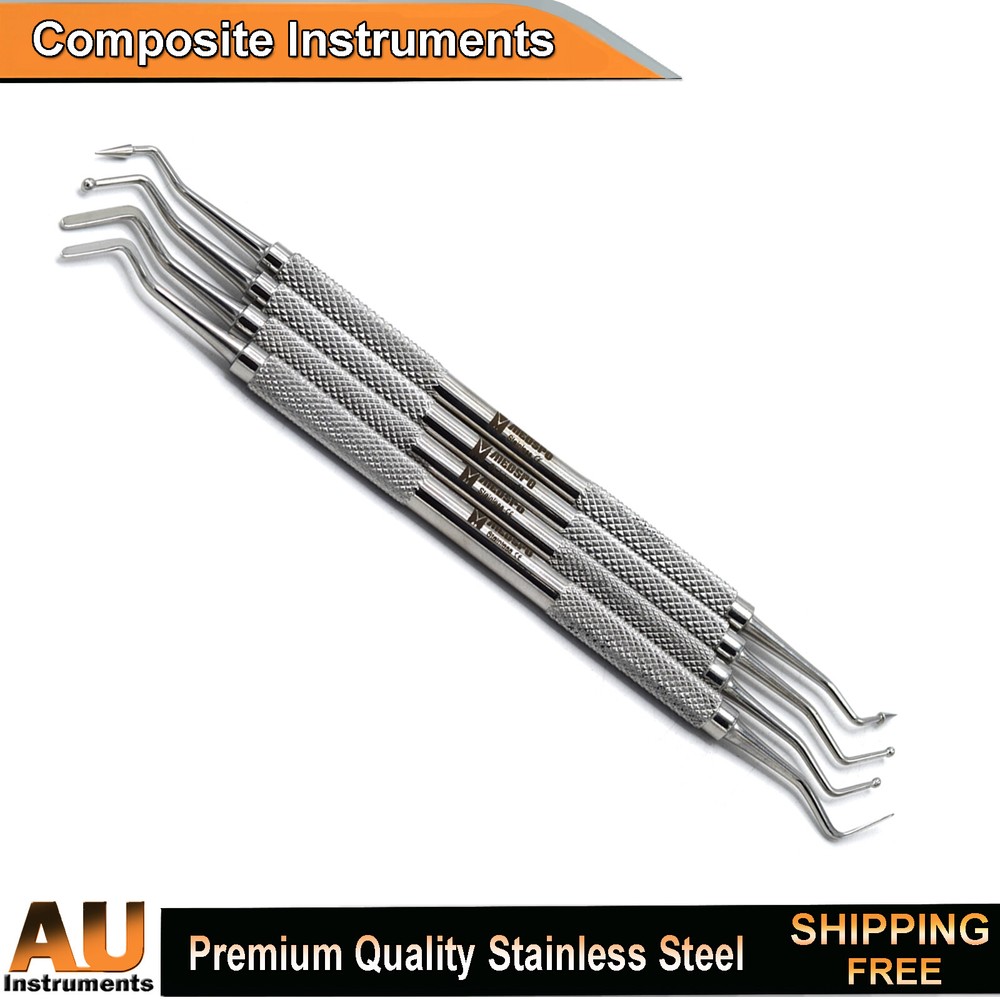Dental Composite Flat Plastic Teeth Filling Restorative Instruments