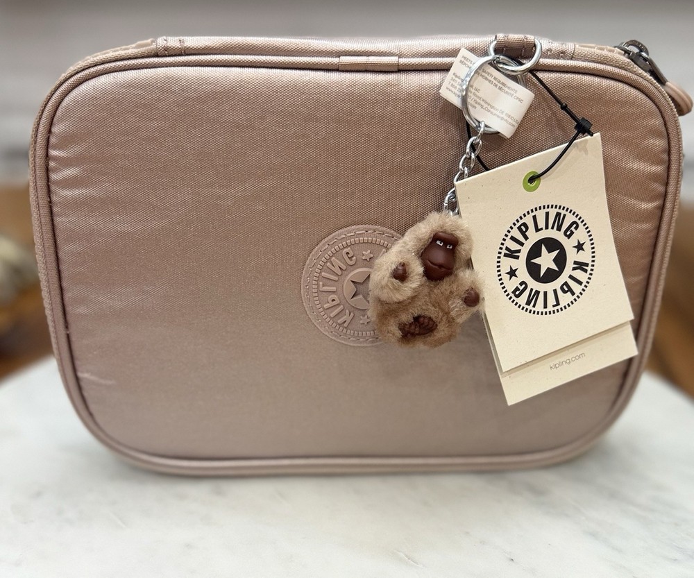 Kipling 100 Pen Holder Case Quartz Metallic New with tags