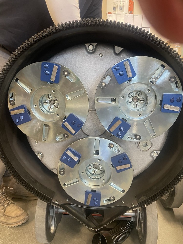 Dual PCD Redi Lock CW Grinding Segments Disc For Husqvarna.