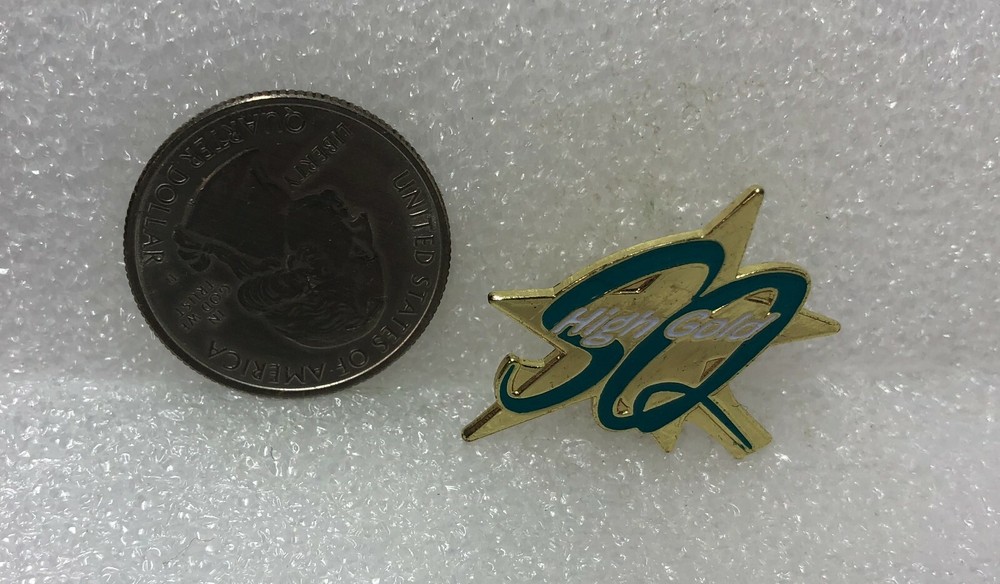 50 High Gold Pin