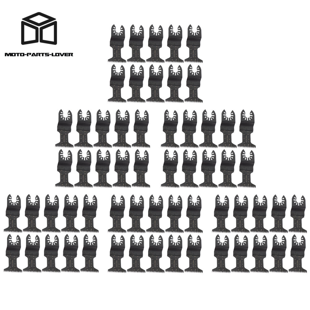 60-Pack Multi-tool Oscillating Fast Release Saw Blade Cutting Soft Metal