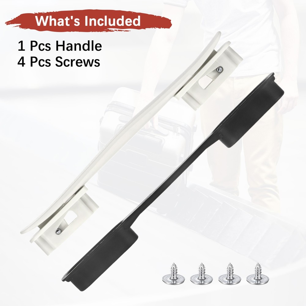 1PCS Luggage Replacement Handle for Suitcase - [White-8.5IN]