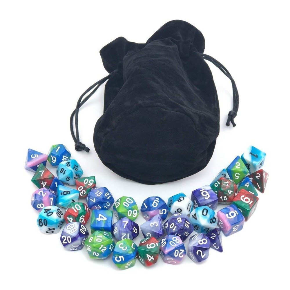 Dice Set for Dungeons&Dragons, DND, RPG Games, Polyhedral Dice Set, Assorted ...