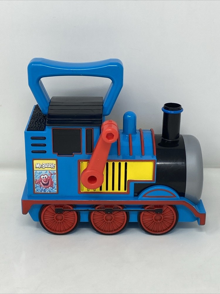 2020 Kid Galaxy Mr Galaxy Handheld Bubble Machine - Thomas Train Colors
