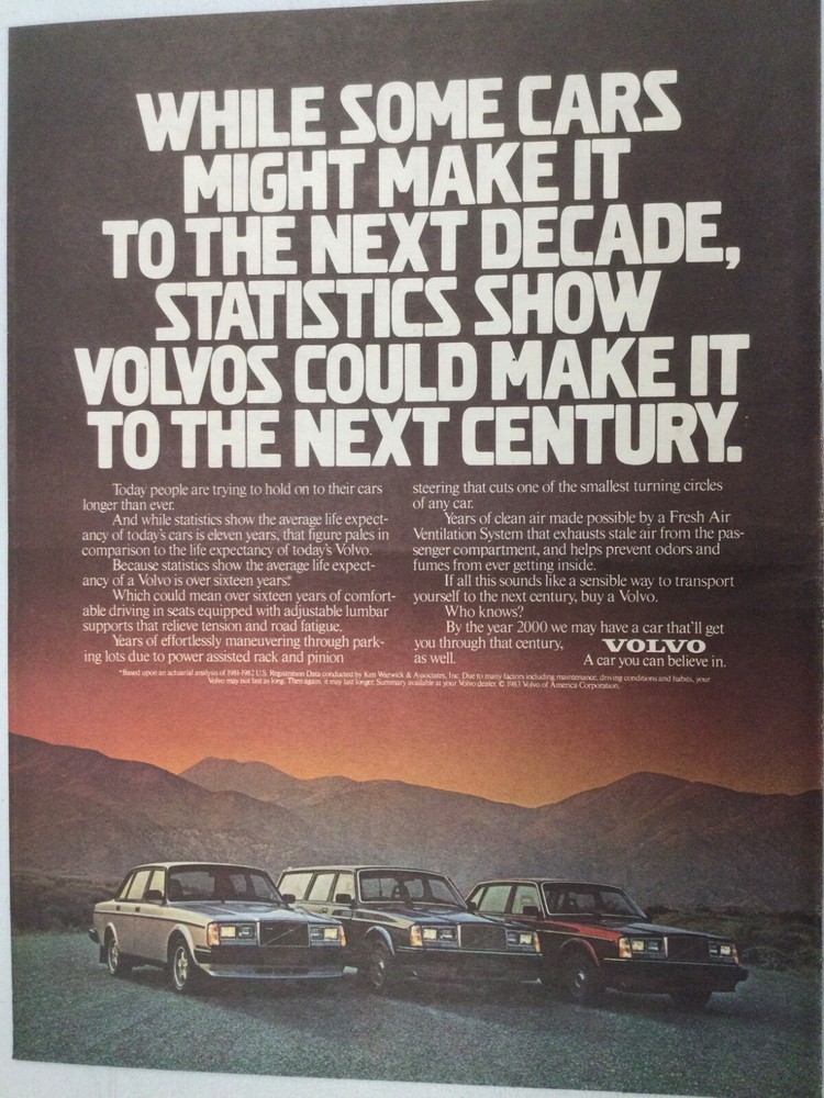 AW 80 Advertisement 1984 Volvo Oct 31, 1983