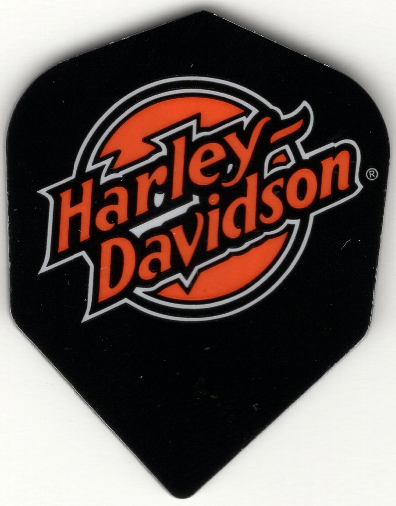 Harley Davidson Logo Dart Flights: 3 per set