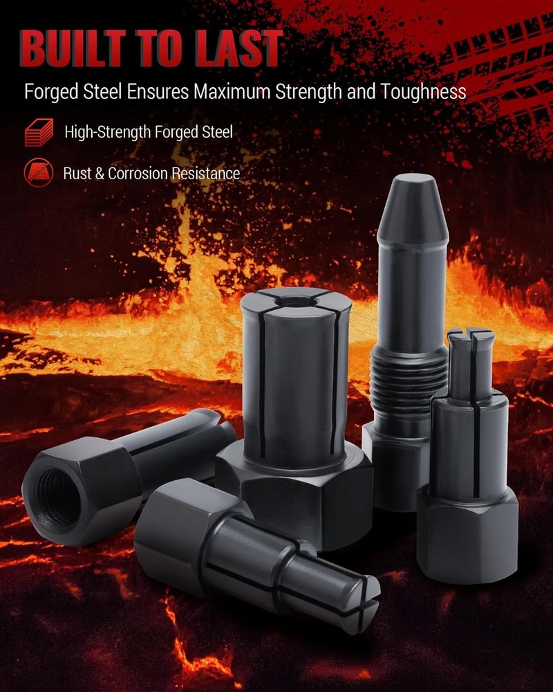 Motorcycle Wheel Bearing Puller Set, 10 Piece Blind Hole Bearing Puller Tool Kit