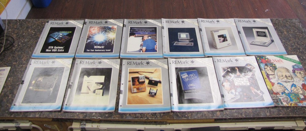 1988 REMark Heath Zenith User Group Magazines Computer Advertisements JAN-DEC