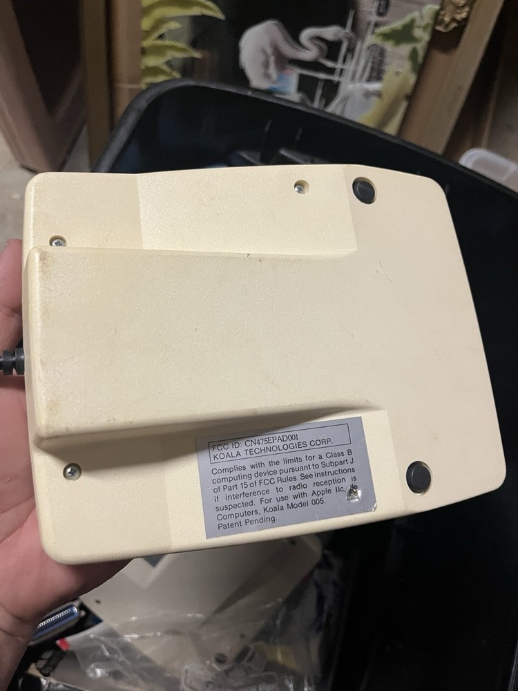 Vtg Koala Pad Touch Tablet Model 005 For Apple IIe Llc Computers (CN475EPAD001)
