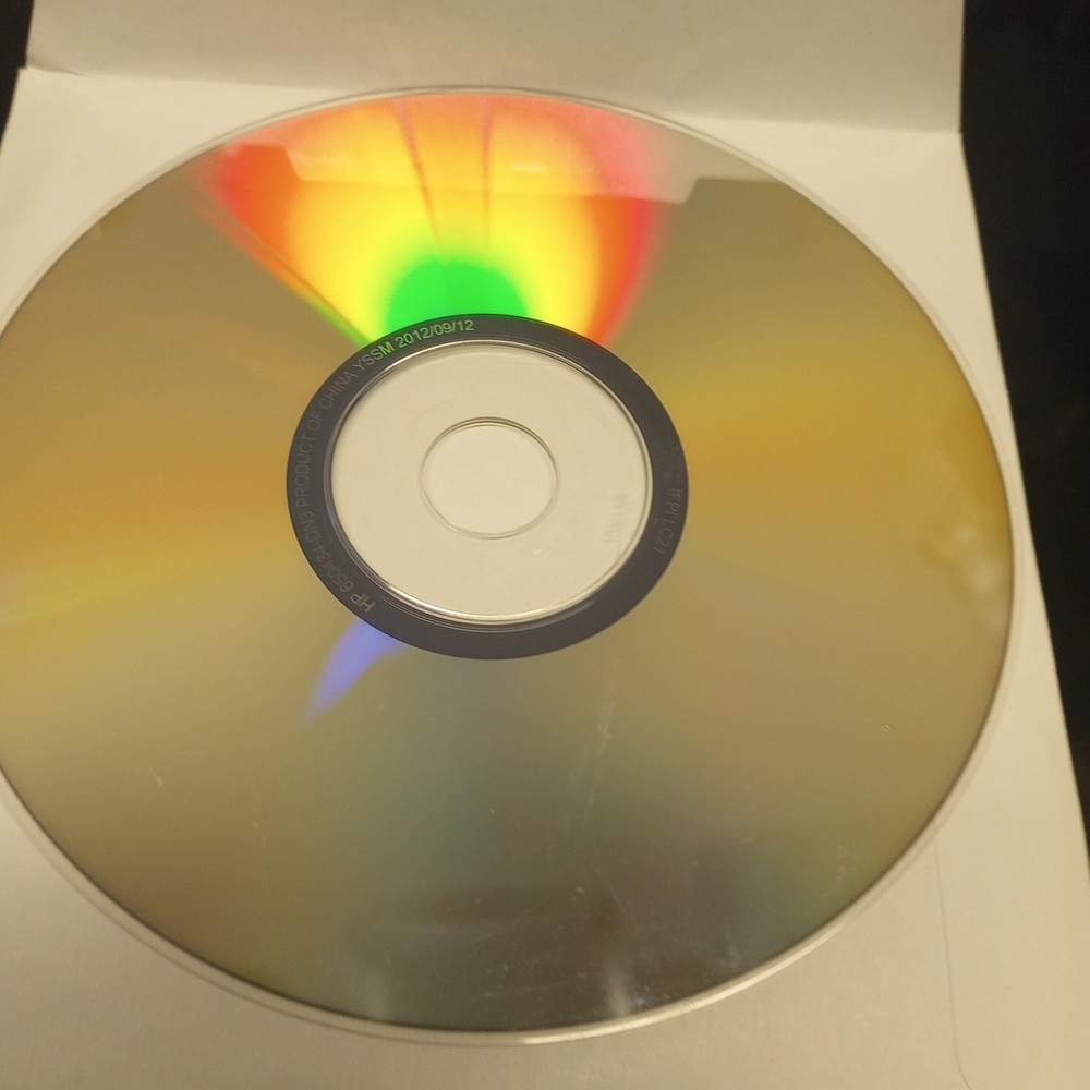HP Operating System DVD Windows 7 Pro Sp1 64-bit 2012 Software & Drivers Install