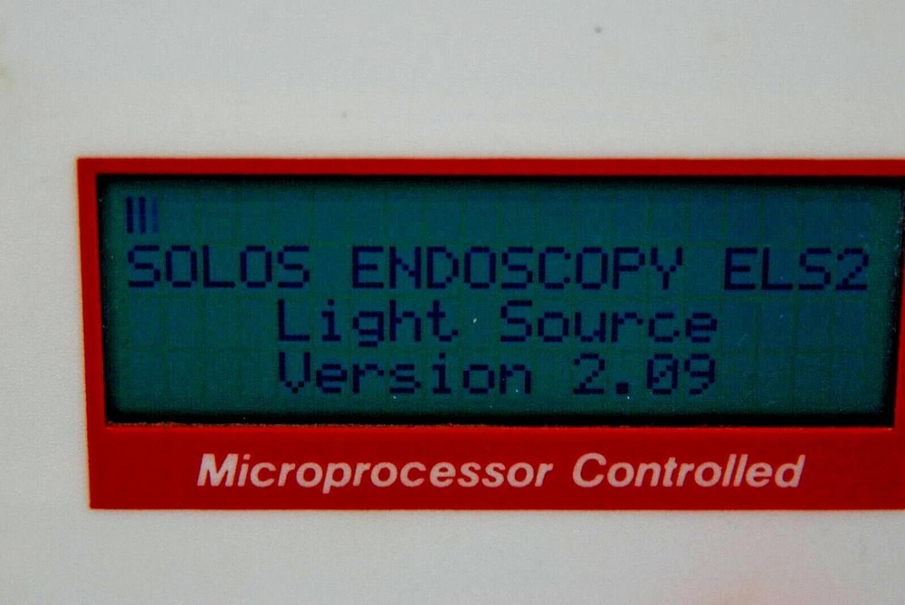 Solos Endoscopy ELS-2 Xenon Arc Automatic Light Source - READ DESCRIPTION