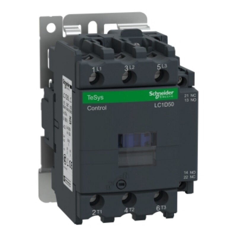 1pcs Schneider LC1D50F7C 110VAC contactor 3Poles 50A