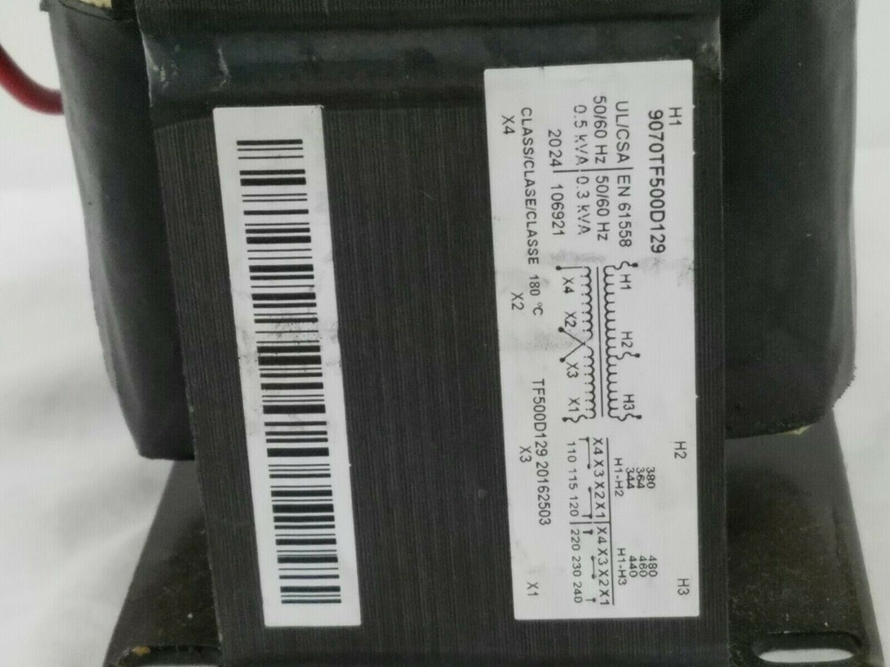 Schneider Square D Transformer Control 9070TF500D129 Damage
