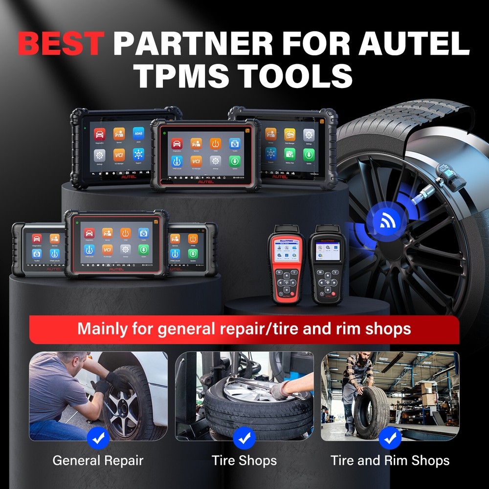 4PCS Autel MX-Sensor TPMS Universal Tire pressure Sensor 315&433MHz Programmable