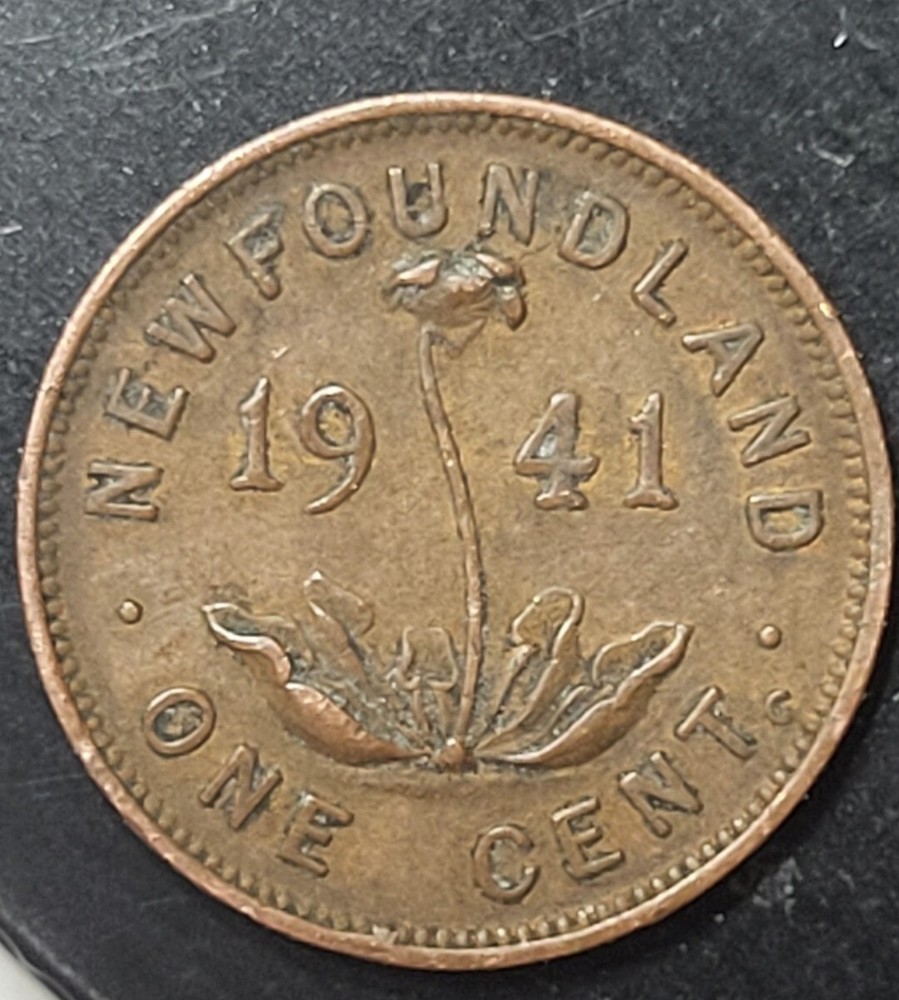 1941 Newfoundland Canada One Cent Free Shipping